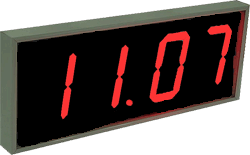 Офисные электронные настенные часы В100СМ-4