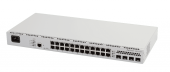 MES2324P Коммутатор 24 порта 1G с PoE, 4 порта 10G