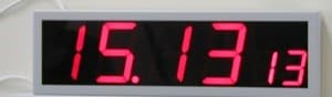 ПОЯС-6 Цифровое табло, индикация часы, минуты и секунды (красное свечение)