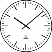 SLIM.E.25.160 Импульсные стрелочные часы,12-60В,диаметр 250 мм,ч