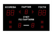 Табло для волейбола Импульс-710-D10x4-D8x3-S4-A2