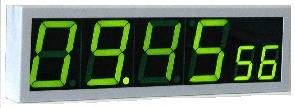 ПОЯС-6 Цифровое табло, индикация часы, минуты и секунды (зеленое свечение)