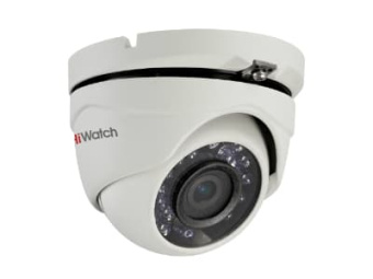 Уличная купольная HD-TVI камера HiWatch DS-T103