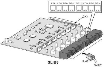 LDK-20 SLIB8 Плата аналоговых телефонов (8SLT)