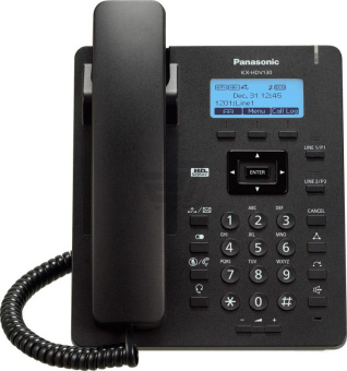 SIP проводной телефон Panasonic KX-HDV130RUB