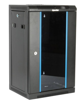 Шкаф настенный 10'' Hyperline TDC-9U-GR-RAL9004