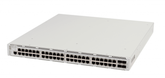MES2348P Коммутатор 48 портов 1G с PoE, 4 порта 10G